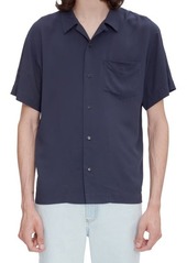 A.P.C. A. P.C. Lloyd Solid Viscose Camp Shirt