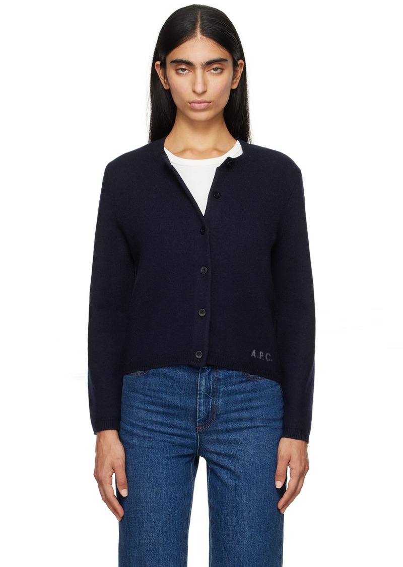 A.P.C. A. P.C. Navy Mila Cardigan