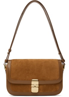 A.P.C. A. P.C. Tan Grace Baguette Bag