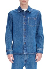 A.P.C. A. P.C. Vittorio Denim Button-Up Shirt Jacket