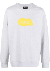 A.P.C. Alastor spray-paint sweatshirt