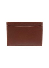 A.P.C. André logo-stamp leather cardholder