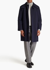 A.P.C. - Cotton-blend canvas hooded coat - Blue - S