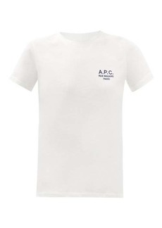 A.P.C. - Denise Logo-embroidered Cotton-jersey T-shirt - Womens - White
