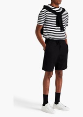 A.P.C. - Coed French cotton-terry drawstring shorts - Blue - S