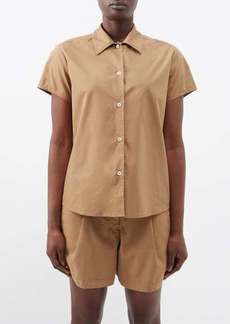 A.P.C. - Marina Cotton-canvas Shirt - Womens - Brown