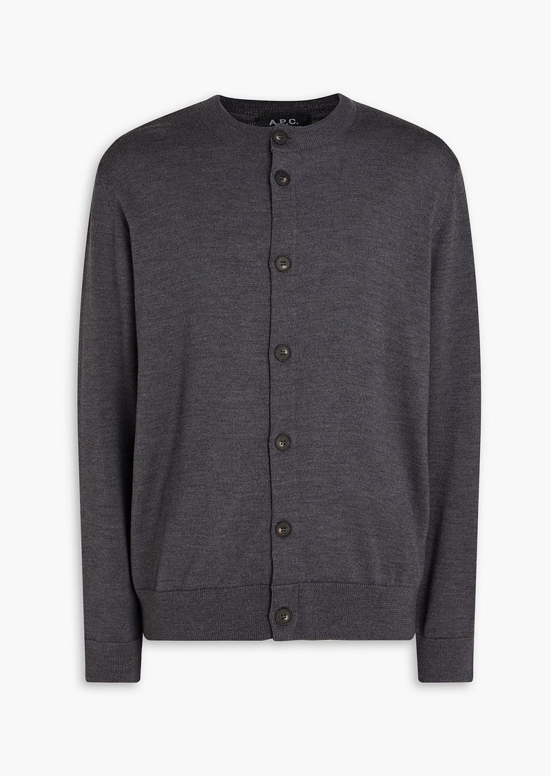 A.P.C. - Wool cardigan - Gray - M