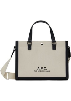 A.P.C. A. P.C. Beige Camille 2.0 Shopper Tote