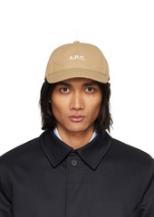 A.P.C. Beige Charlie Cap