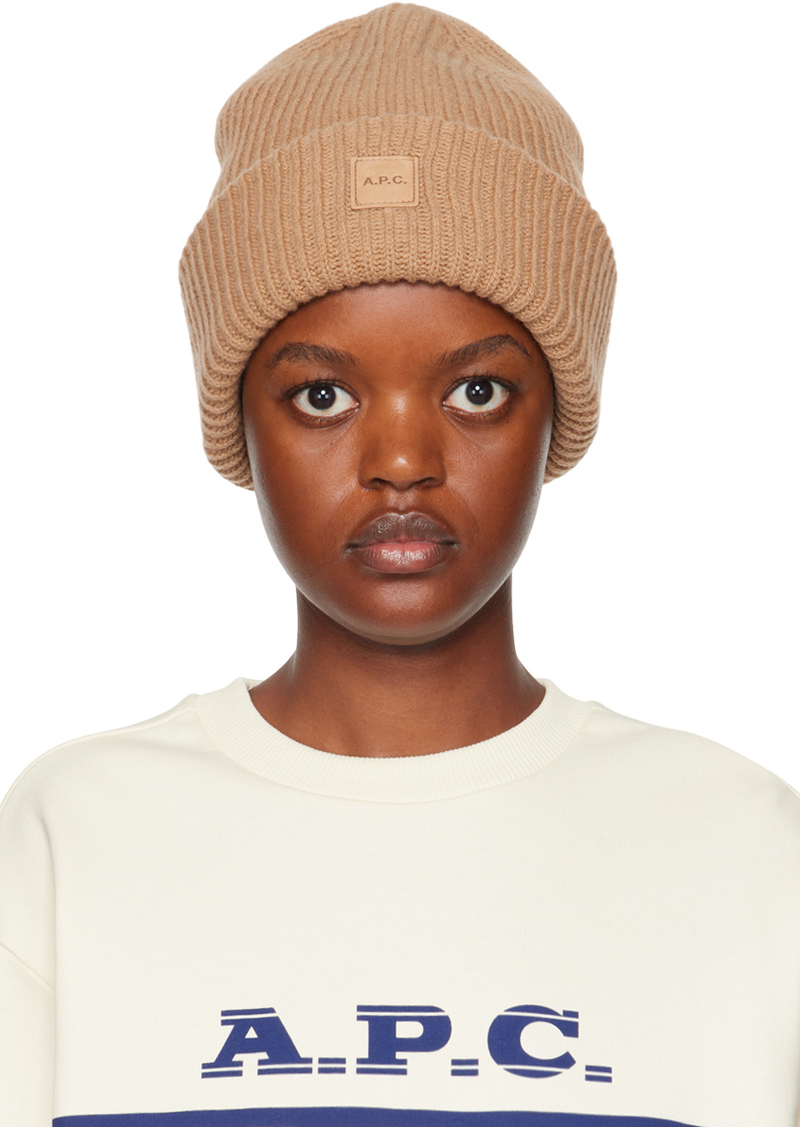 A.P.C. A. P.C. Beige Michele Beanie