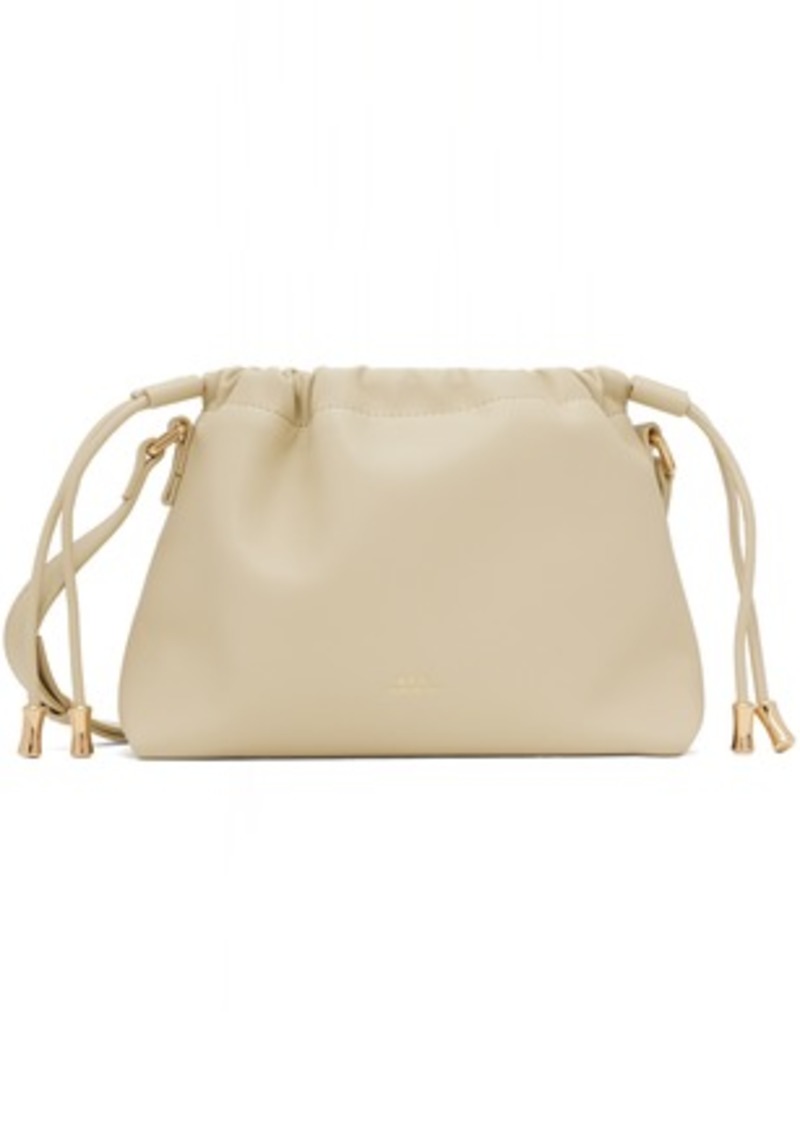 A.P.C. A. P.C. Beige Mini Ninon Bag