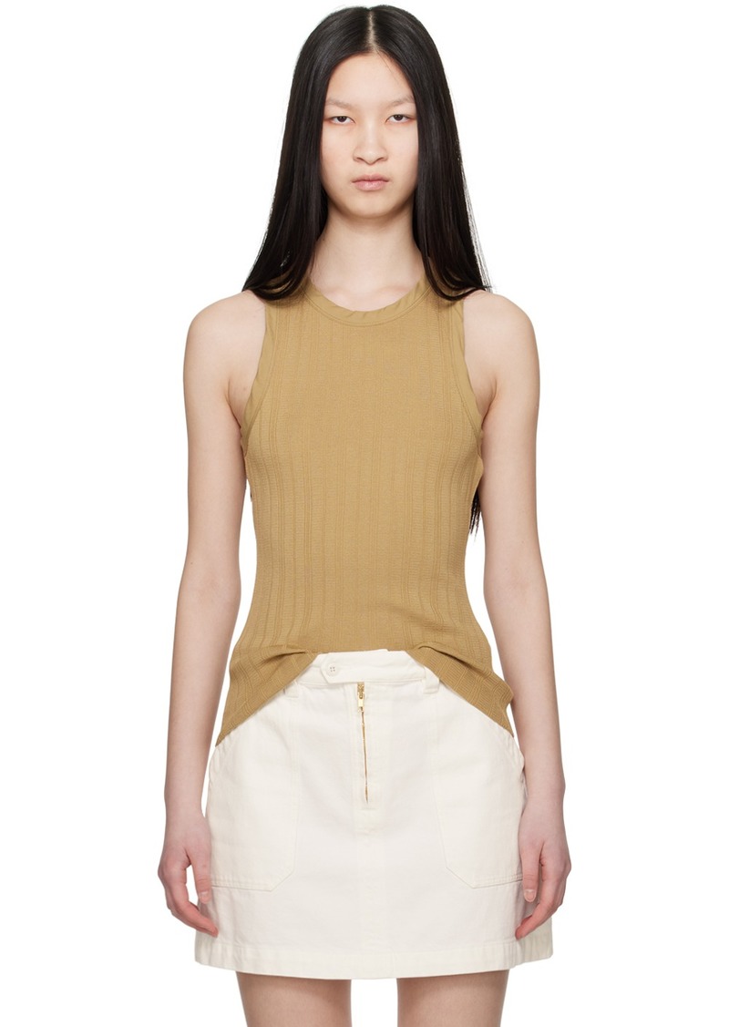 A.P.C. A. P.C. Beige Natacha Ramsay-Levi Edition Lemaitre Tank Top