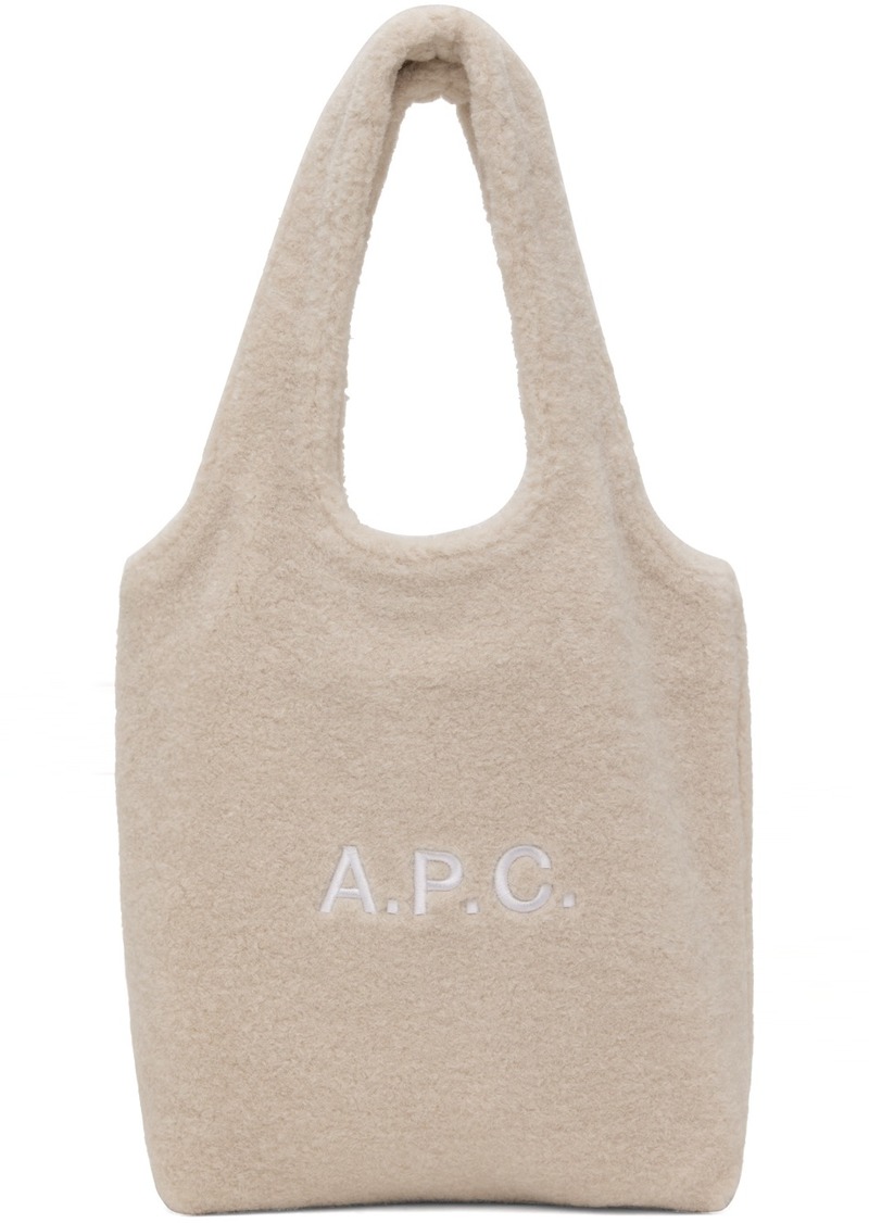 A.P.C. A. P.C. Beige Ninon Small Tote