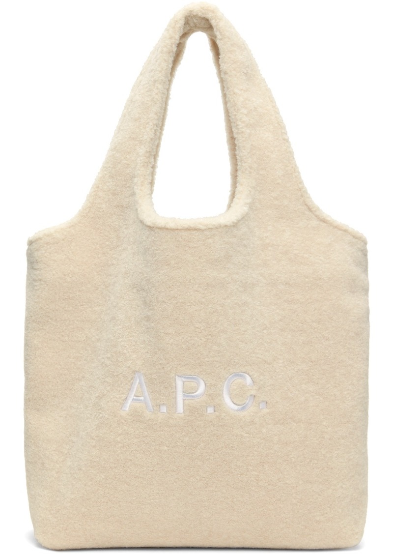 A.P.C. A. P.C. Beige Ninon Tote