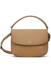 A.P.C. Beige Sarah Shoulder Mini Bag