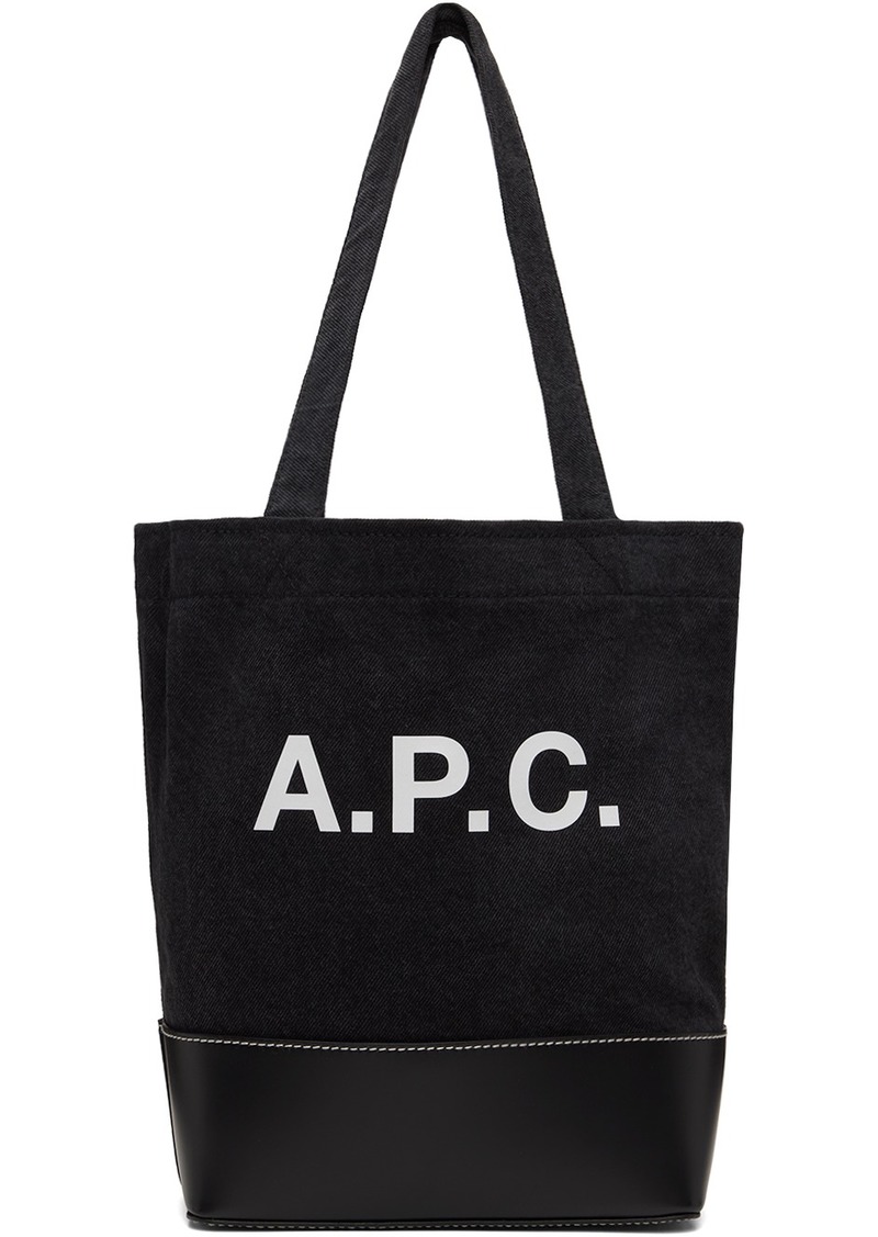 A.P.C. A. P.C. Black Axel Small Tote