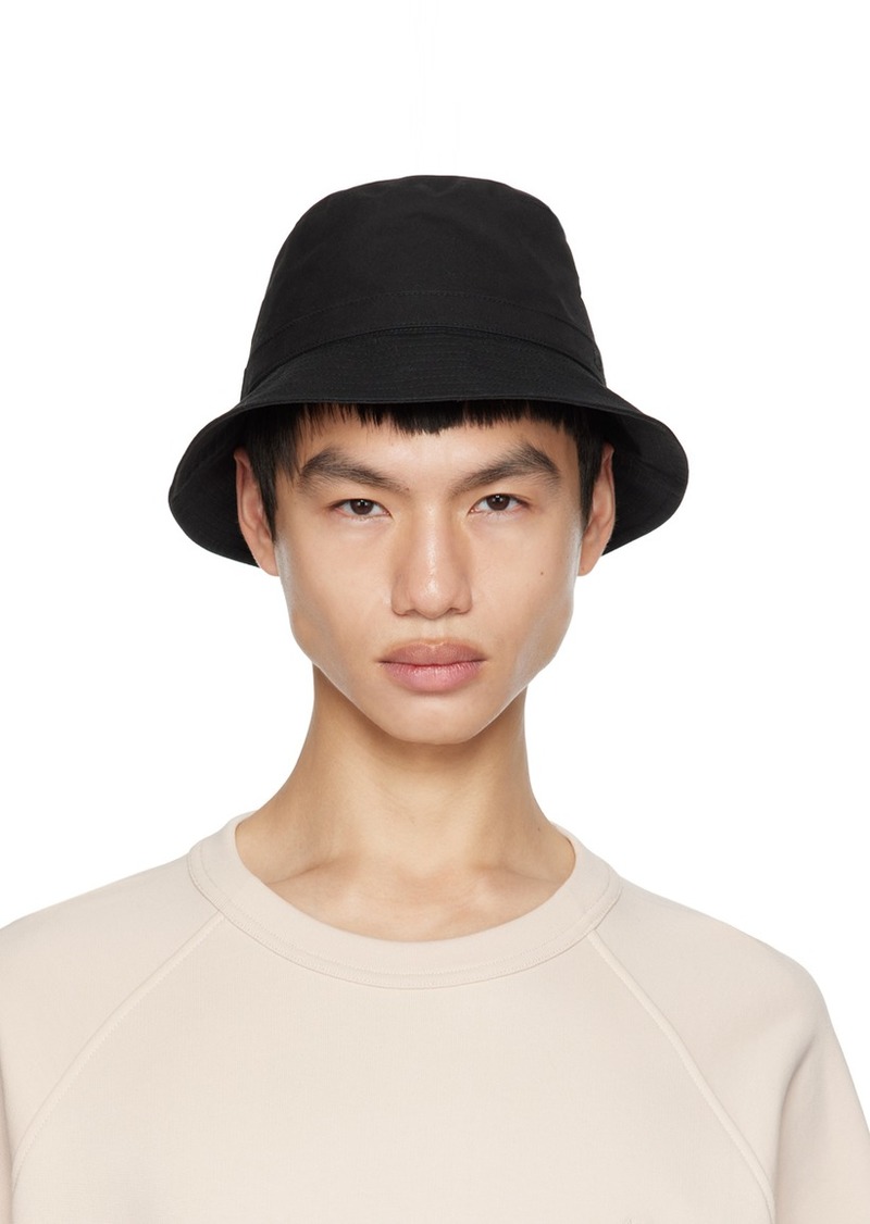 A.P.C. A. P.C. Black Bob Mark Bucket Hat