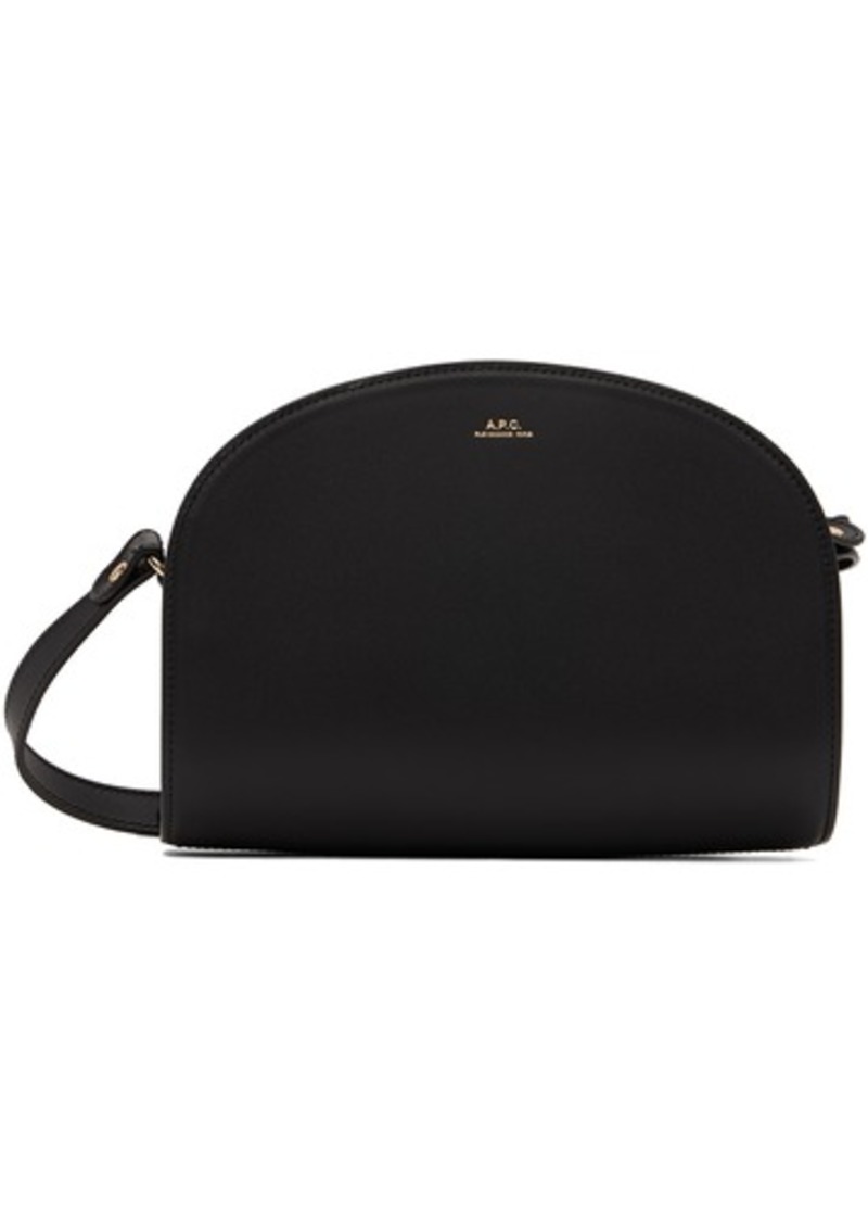 A.P.C. A. P.C. Black Demi-Lune Bag