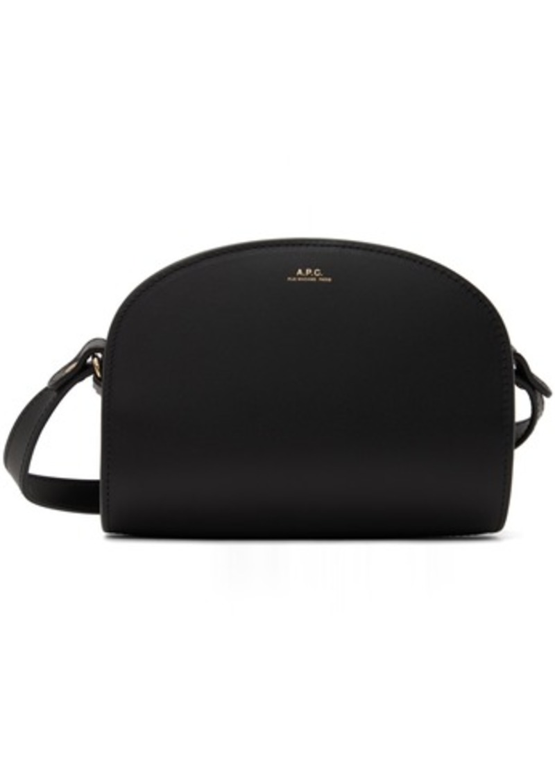 A.P.C. A. P.C. Black Demi-Lune Mini Bag