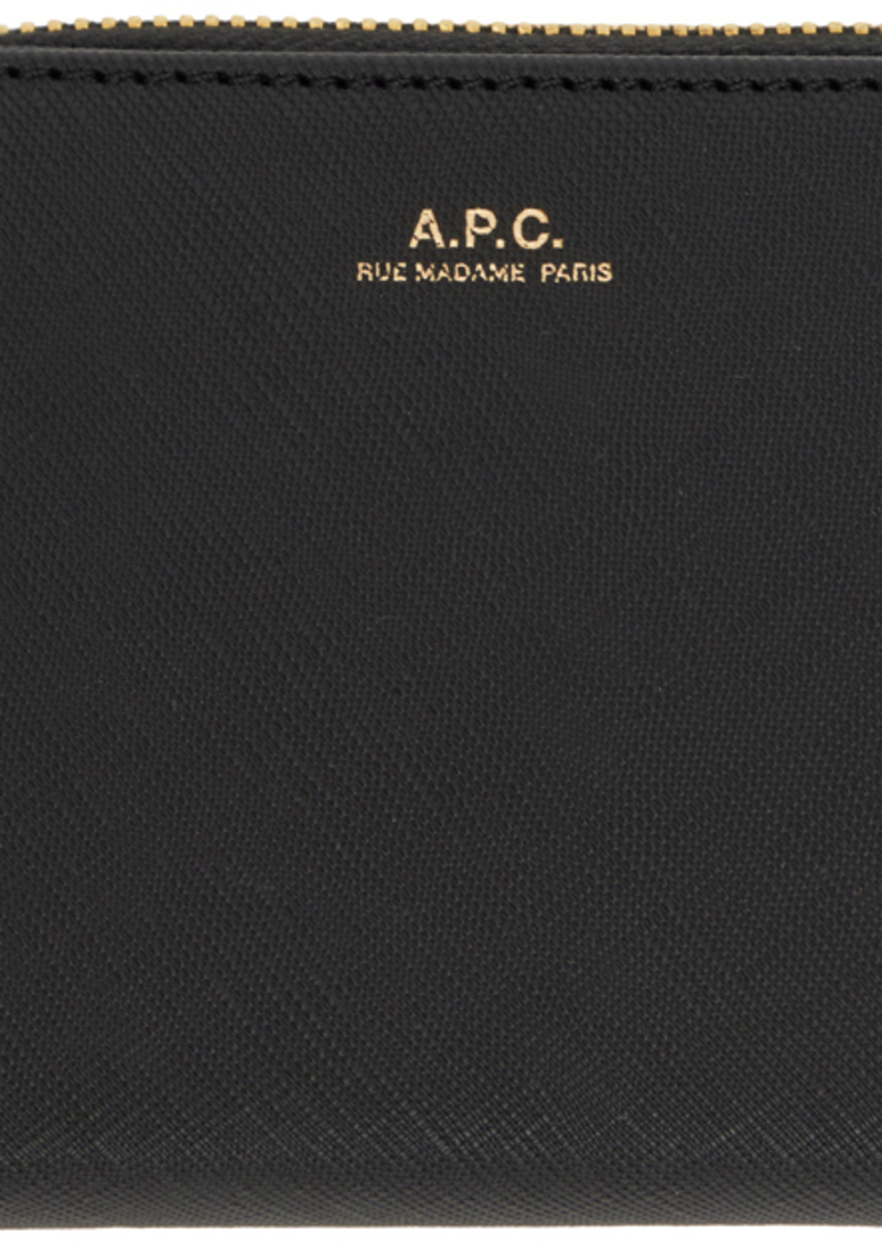 A.P.C. A.P.C. Black Emmanuelle Compact Wallet | Misc Accessories