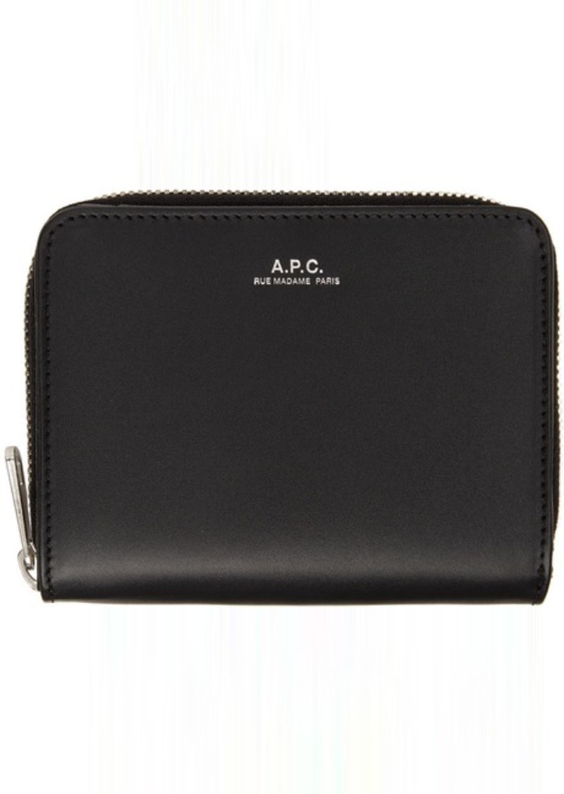 A.P.C. Black Emmanuelle Compact Wallet