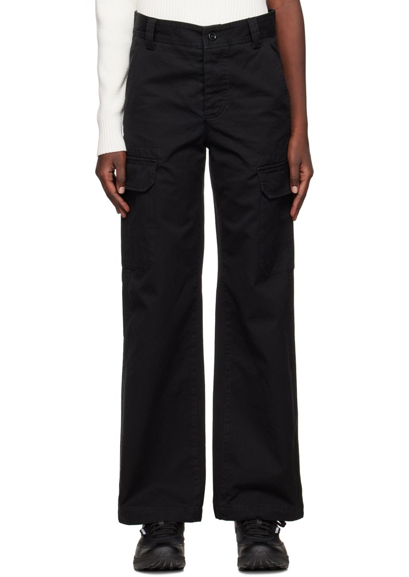 A.P.C. A. P.C. Black Jane Birkin Edition Cargo Nine Trousers