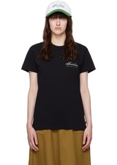 A.P.C. A. P.C. Black JJJJound Edition 'Hôtel Souvenirs' T-Shirt