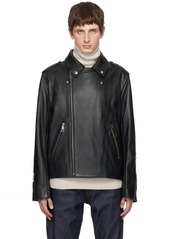 A.P.C. Black JW Anderson Edition Leather Jacket