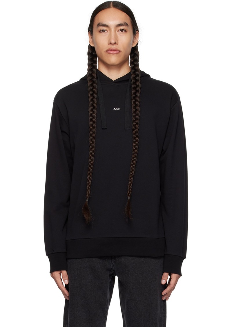 A.P.C. A. P.C. Black Larry Hoodie