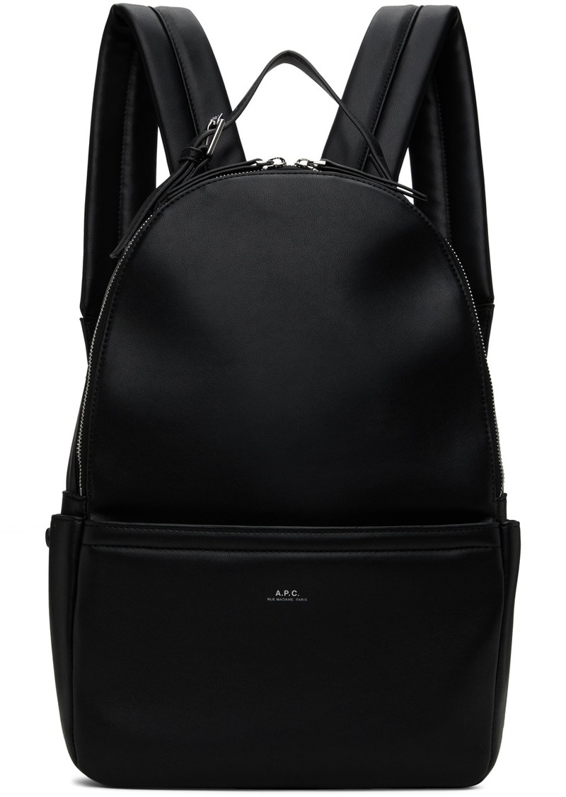 A.P.C. A. P.C. Black Nino Backpack