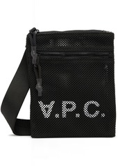 A.P.C. Black Rebound Messenger Bag