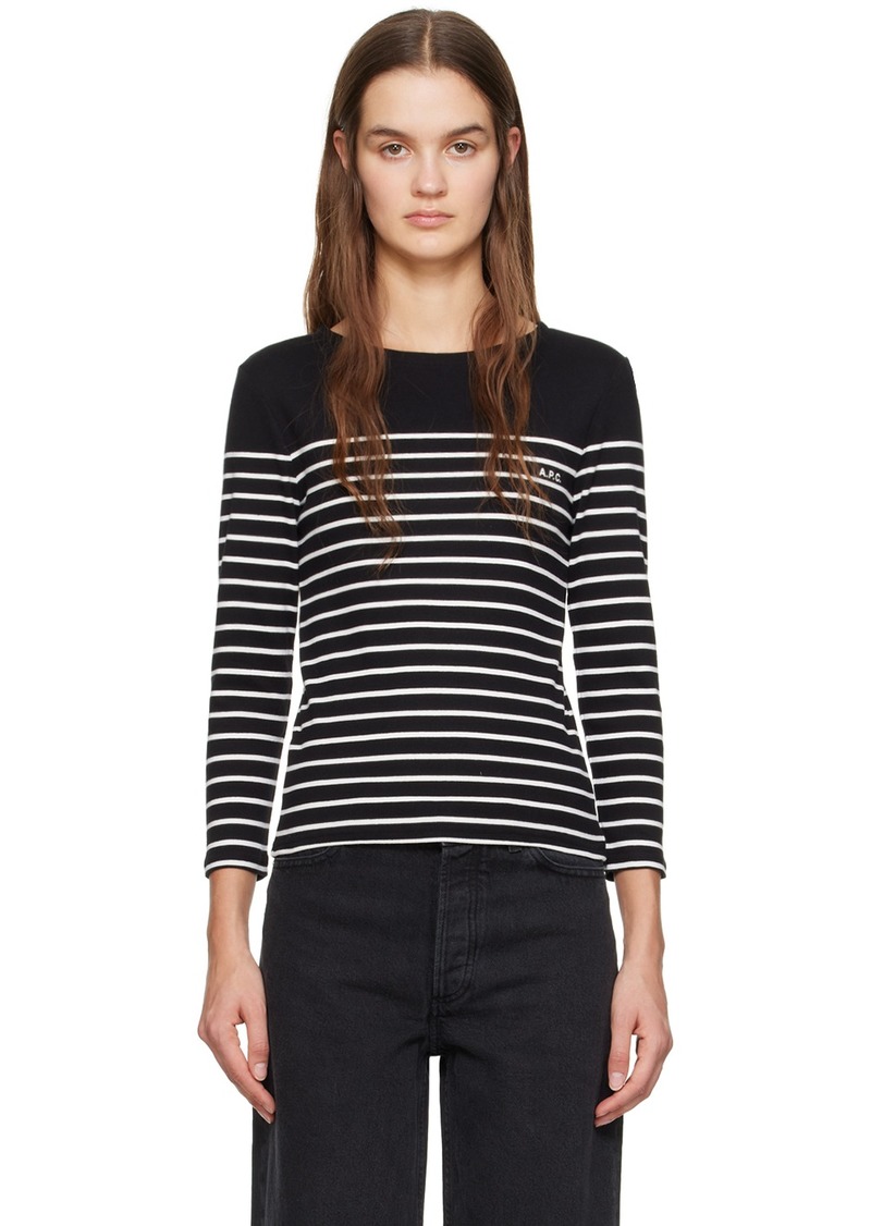 A.P.C. A. P.C. Black Thelma Long Sleeve T-Shirt