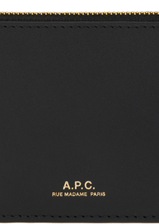 A.P.C. Black Walter Card Holder