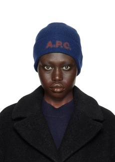 A.P.C. A. P.C. Blue Harry Beanie