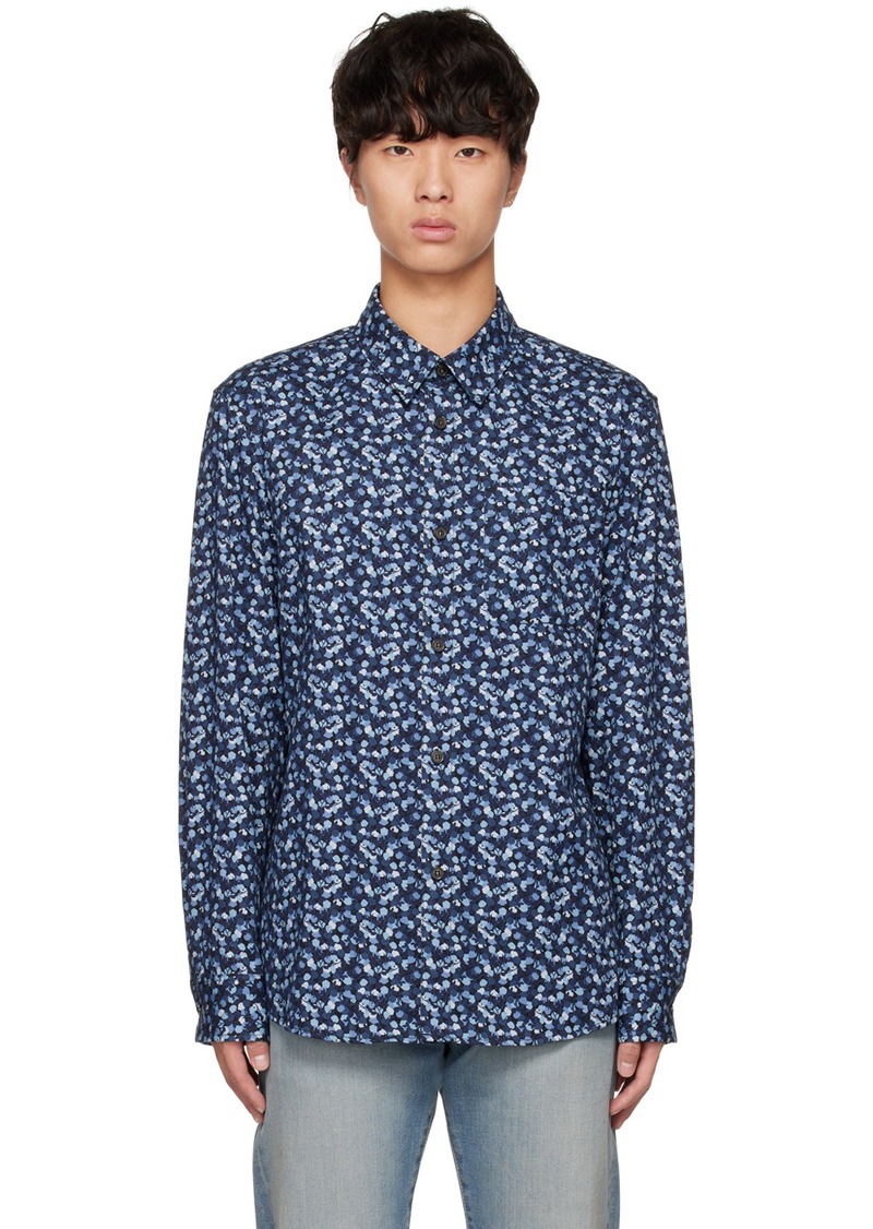 A.P.C. A. P.C. Blue Trek Shirt