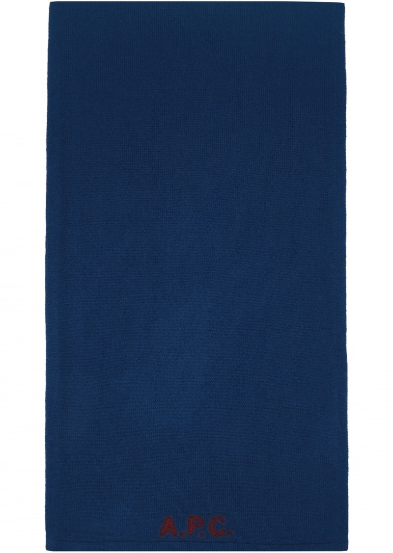 A.P.C. A. P.C. Blue William Scarf