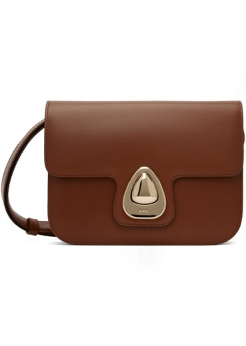 A.P.C. A. P.C. Brown Astra Small Bag