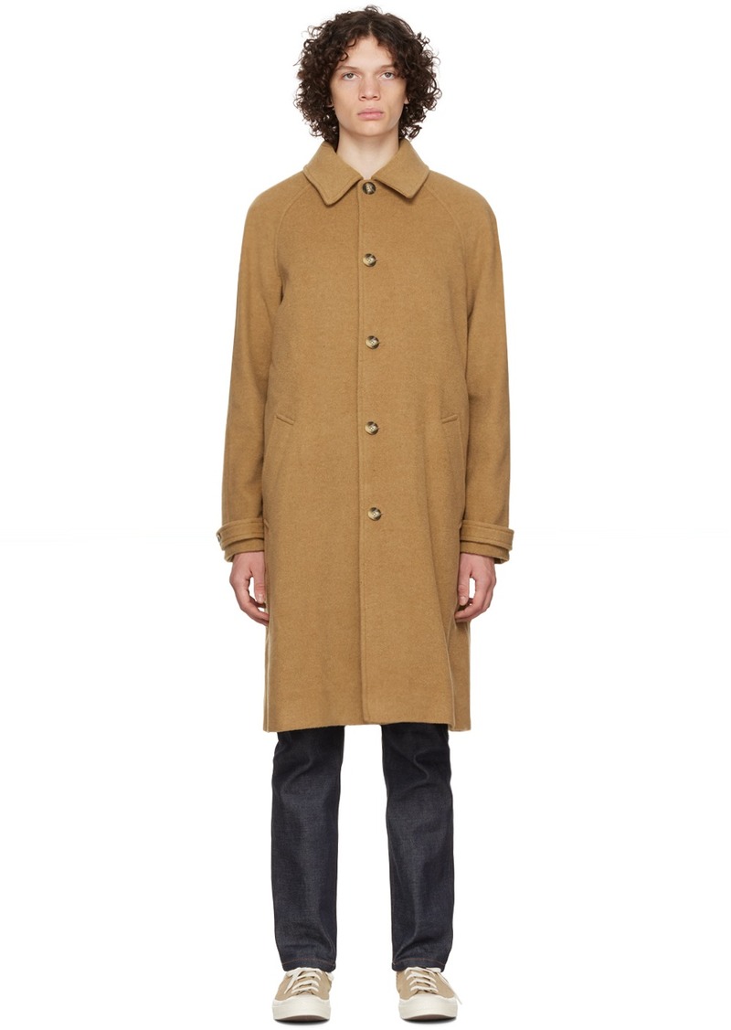 A.P.C. A. P.C. Brown Ethan Coat