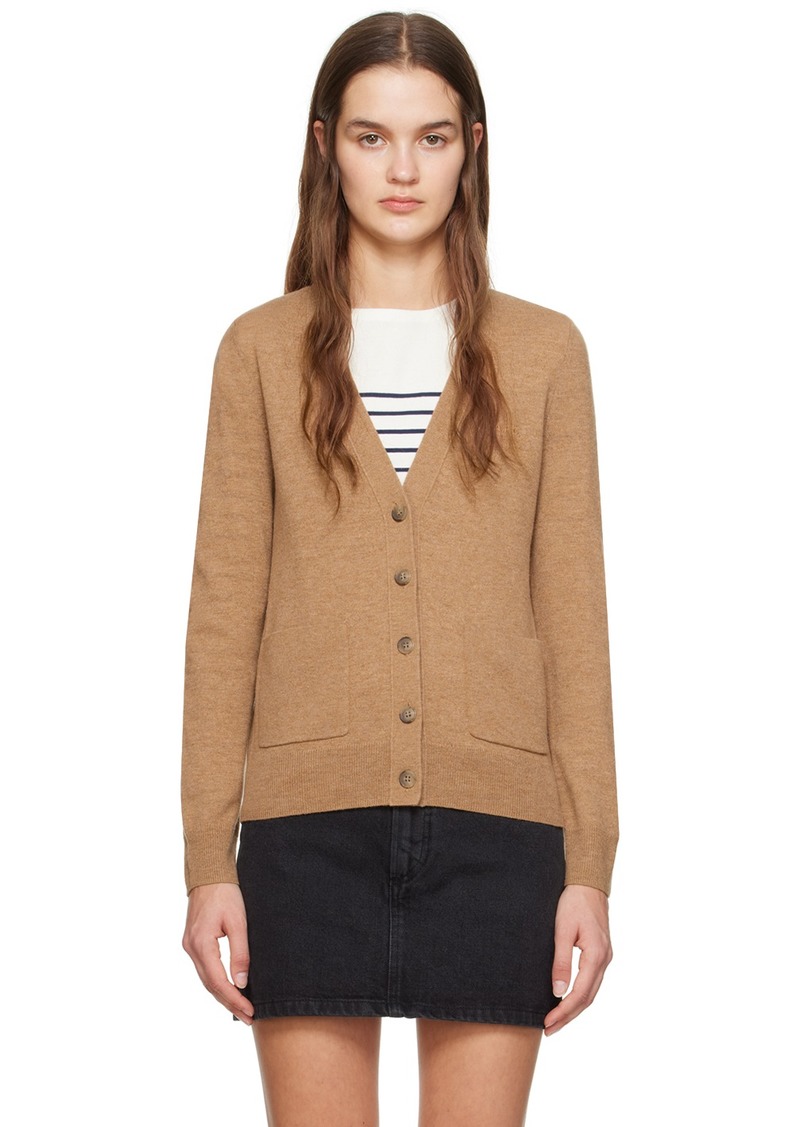 A.P.C. A. P.C. Brown Louisa Cardigan