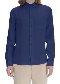 A.P.C. A. P.C. Cassel Linen Button-Up Shirt