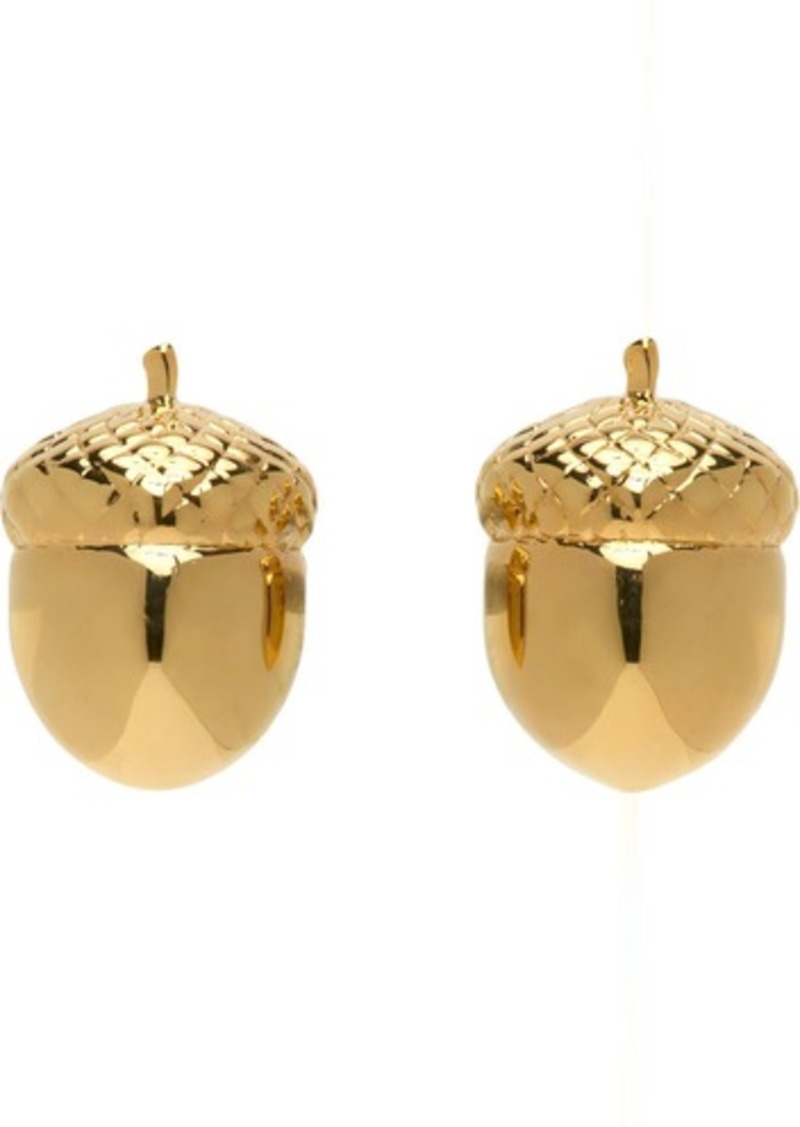 A.P.C. Gold Acorn Earrings