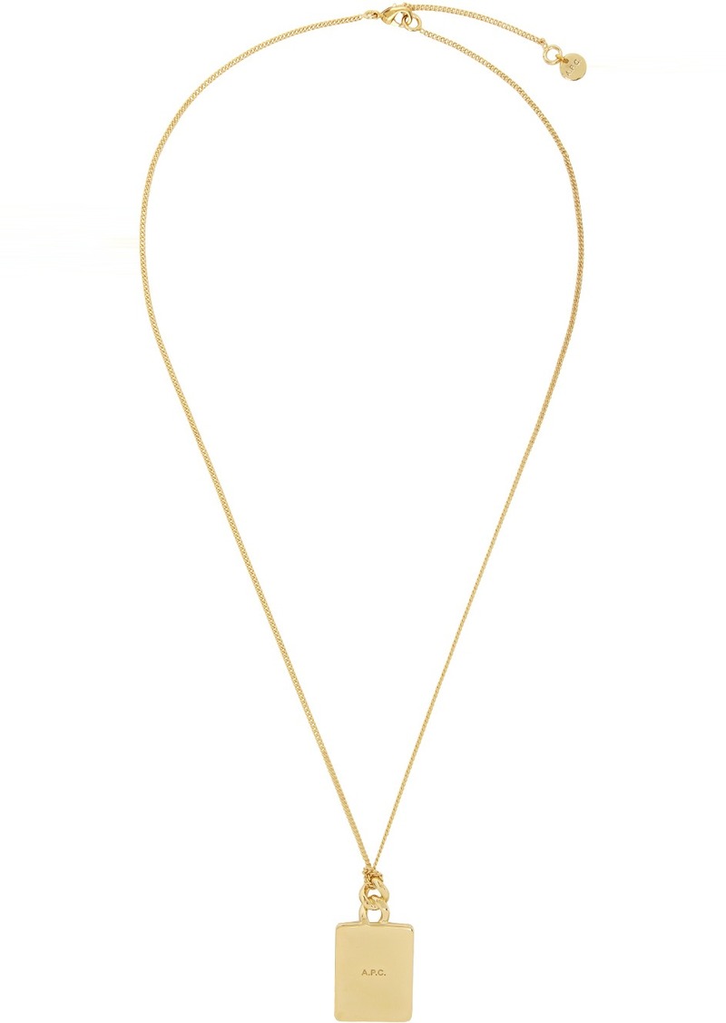 A.P.C. A. P.C. Gold Darwin Necklace