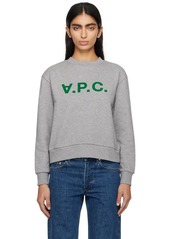 A.P.C. Gray Elisa Sweatshirt