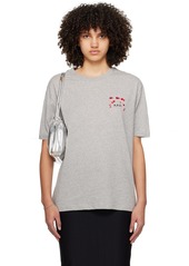 A.P.C. Gray Hearts T-Shirt