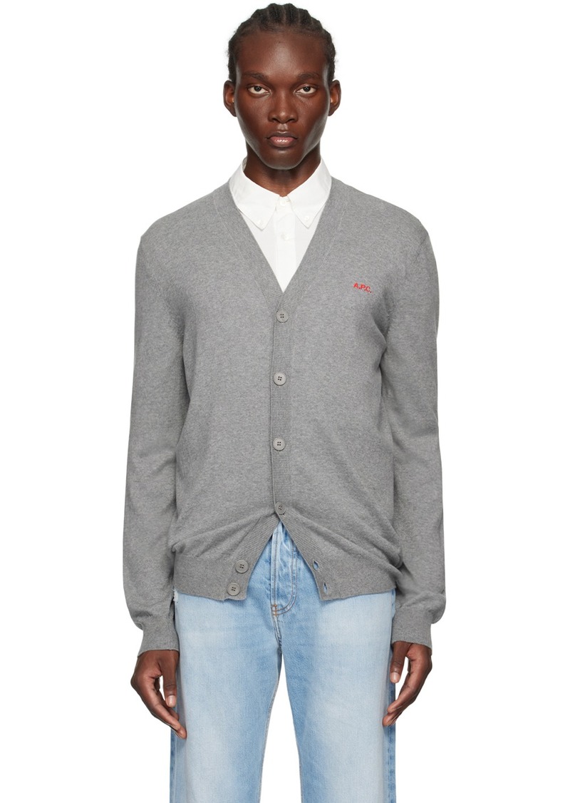 A.P.C. A. P.C. Gray Joseph Cardigan