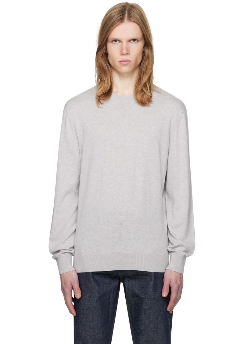 A.P.C. A. P.C. Gray Julio Sweater