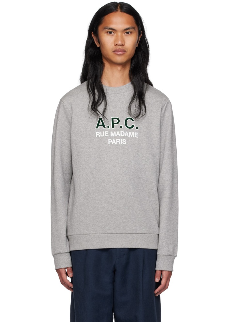 A.P.C. A. P.C. Gray Madame Sweatshirt