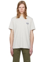 A.P.C. Gray Raymond T-Shirt