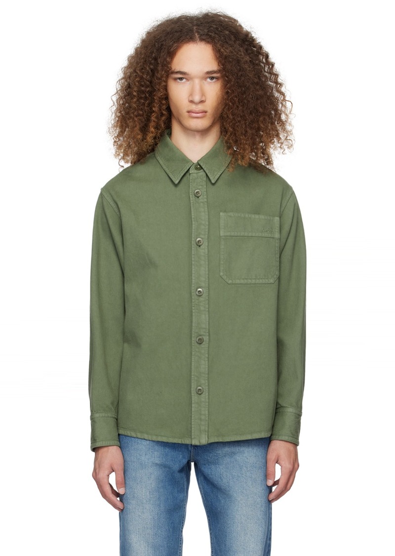 A.P.C. A. P.C. Green Basile Shirt