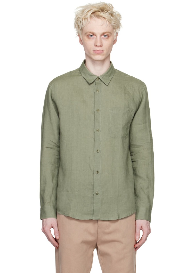 A.P.C. A. P.C. Green Cassel Shirt